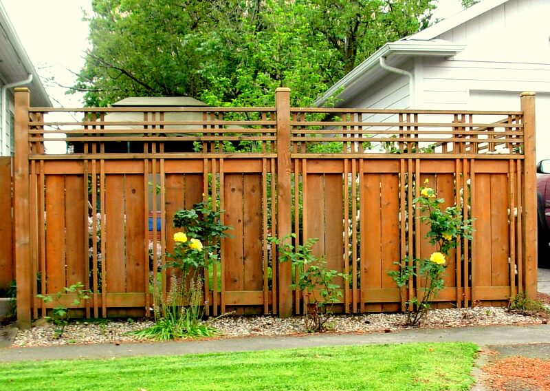wood fence ideas