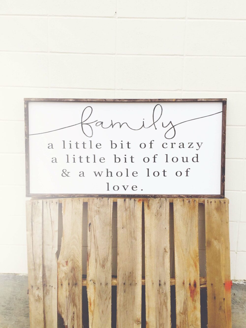 wood sign ideas family