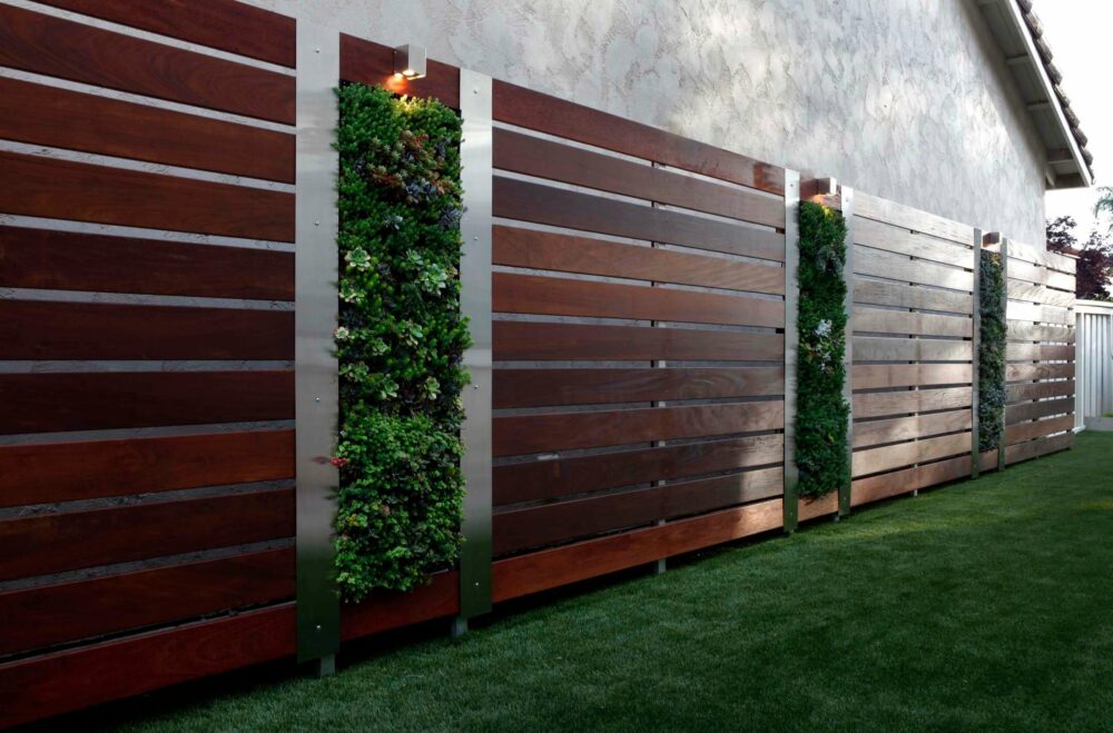wooden fence decorating ideas