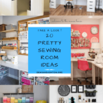 20 Pretty Sewing Room Ideas  for An Inspiring Sewing Space