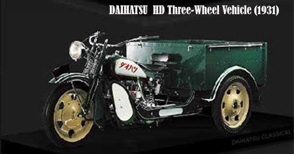 DAIHATSU HD Three-Wheel Vehicle