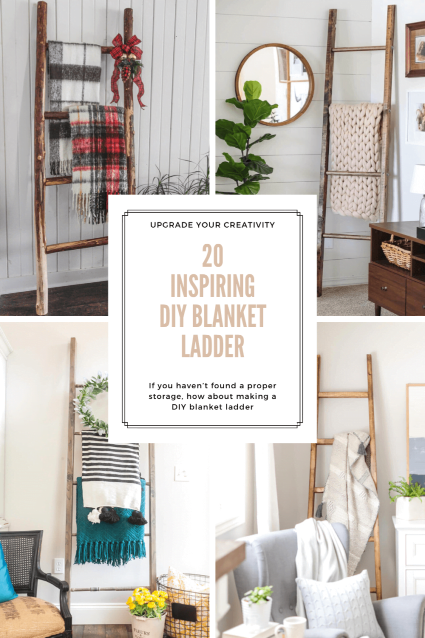 DIY Blanket Ladder Designs