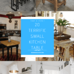 20 Terrific Small Kitchen Table Ideas to Maximize the Kitchen Space