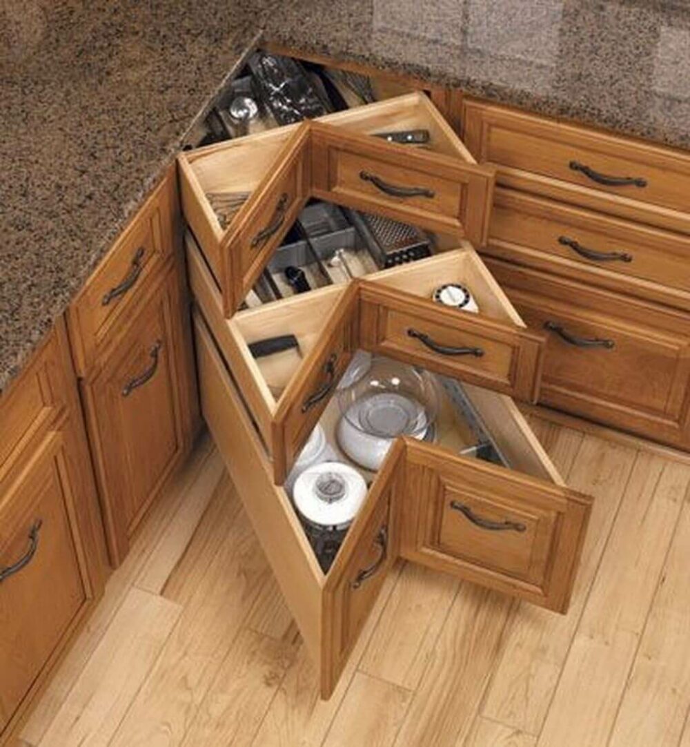 corner kitchen cabinet pull out drawers