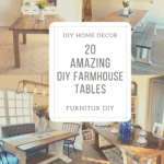 20 Amazing DIY Farmhouse Tables Inspirations (Must Try at Home)