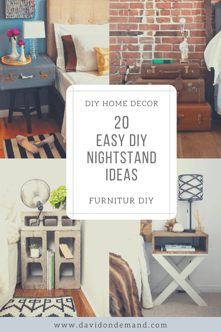 Easy DIY Nightstand Ideas