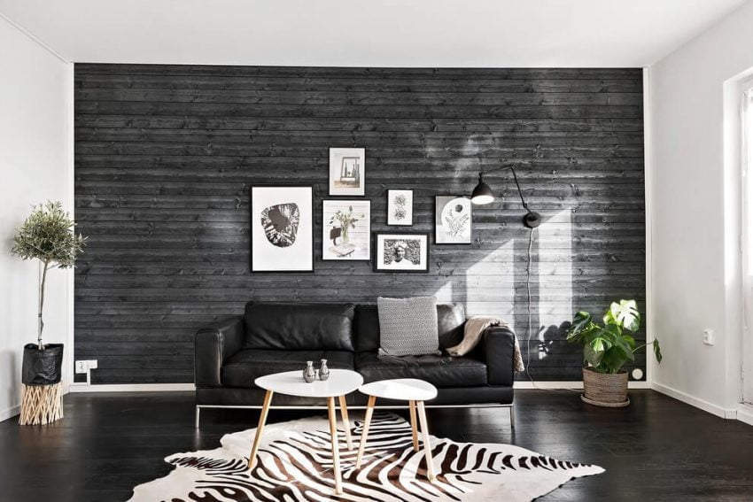 black sofa living room ideas