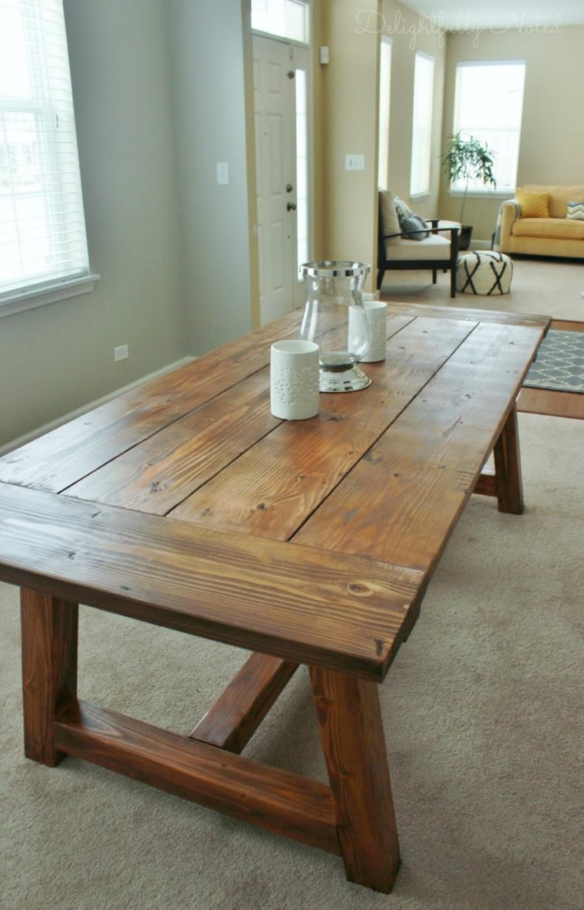 diy farmhouse dining room table