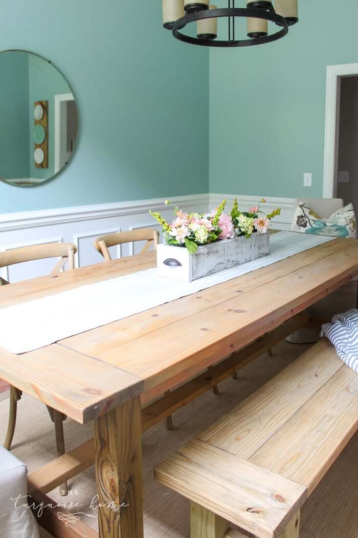 diy farmhouse kitchen table plans