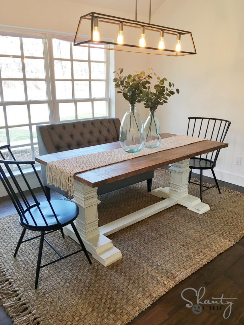 diy farmhouse table and chairs