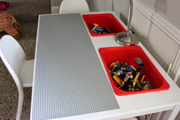 diy lego table for children