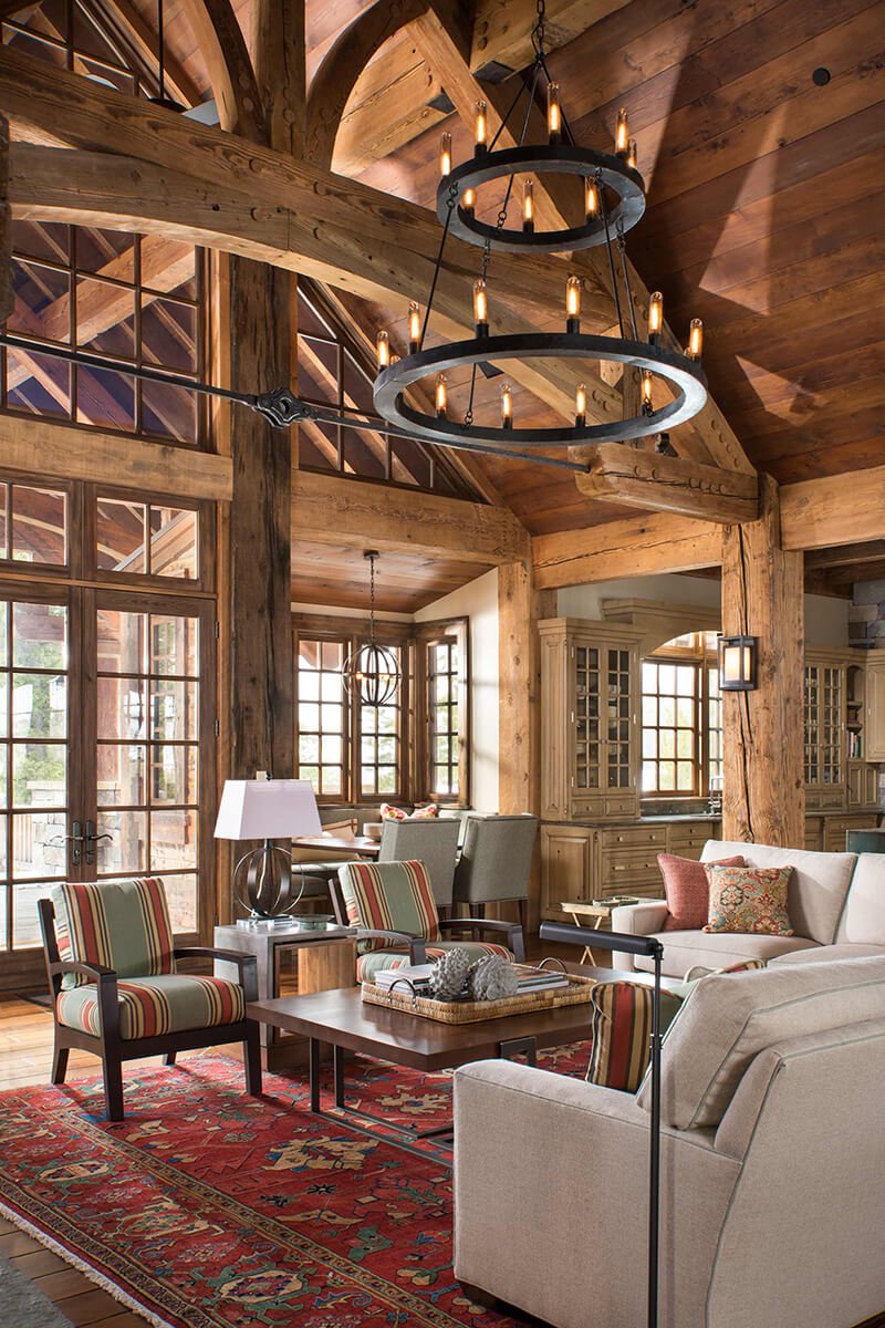 rustic decorating ideas for living room