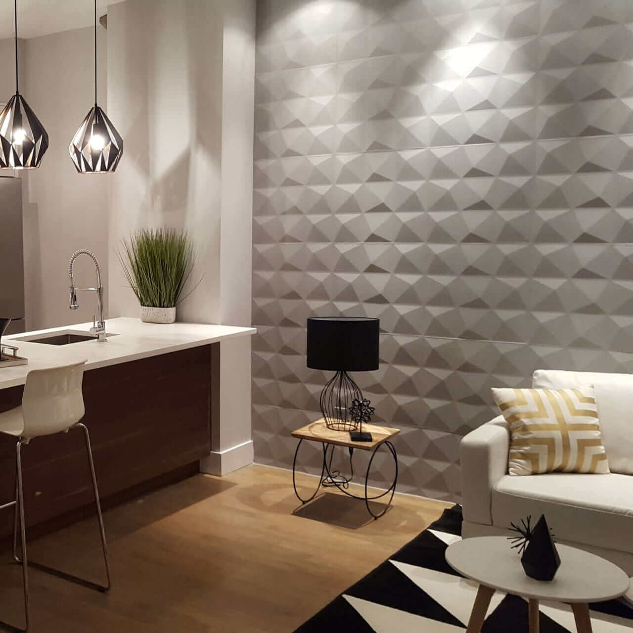 3D Textured Wall Panel Design Ideas