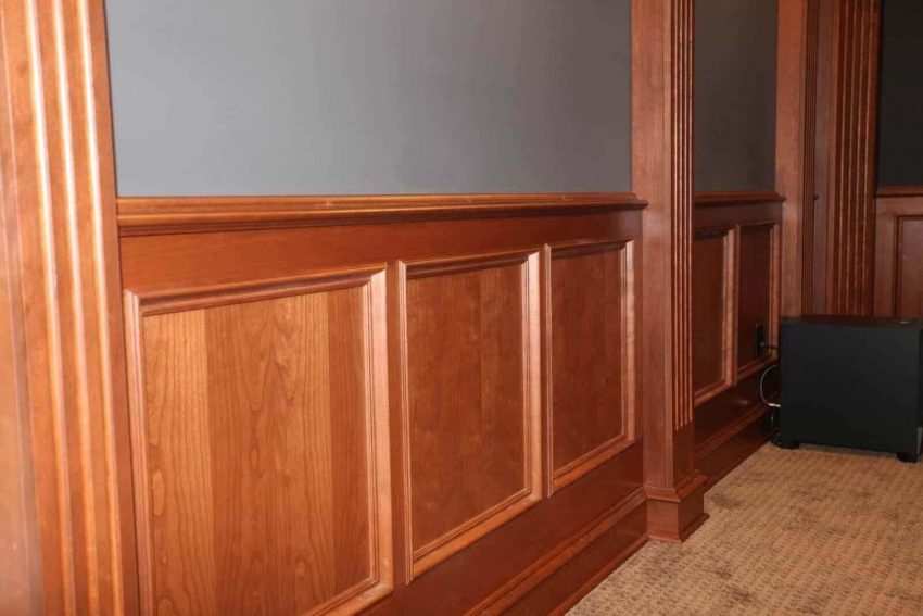 Half Wall Paneling Ideas with Oak Wainscoting