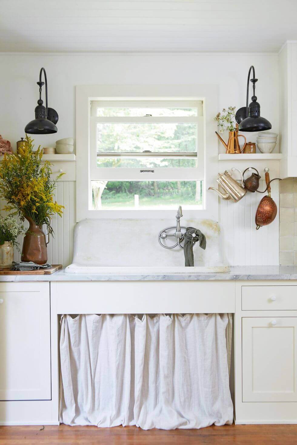 Small Kitchen Storage Ideas ikea Hang a Curtain to Hide Things