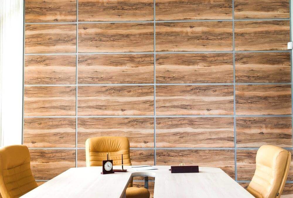 Plastic Wall Paneling Ideas with Wood Look