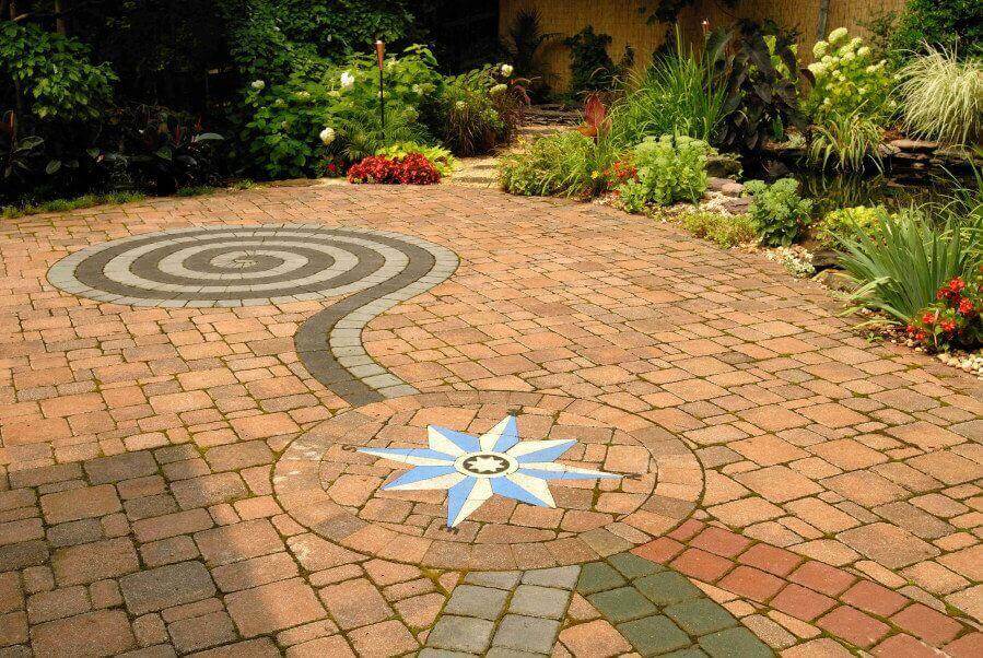 Paver Patio Ideas - Driveway Paver Art - Harptimes.com