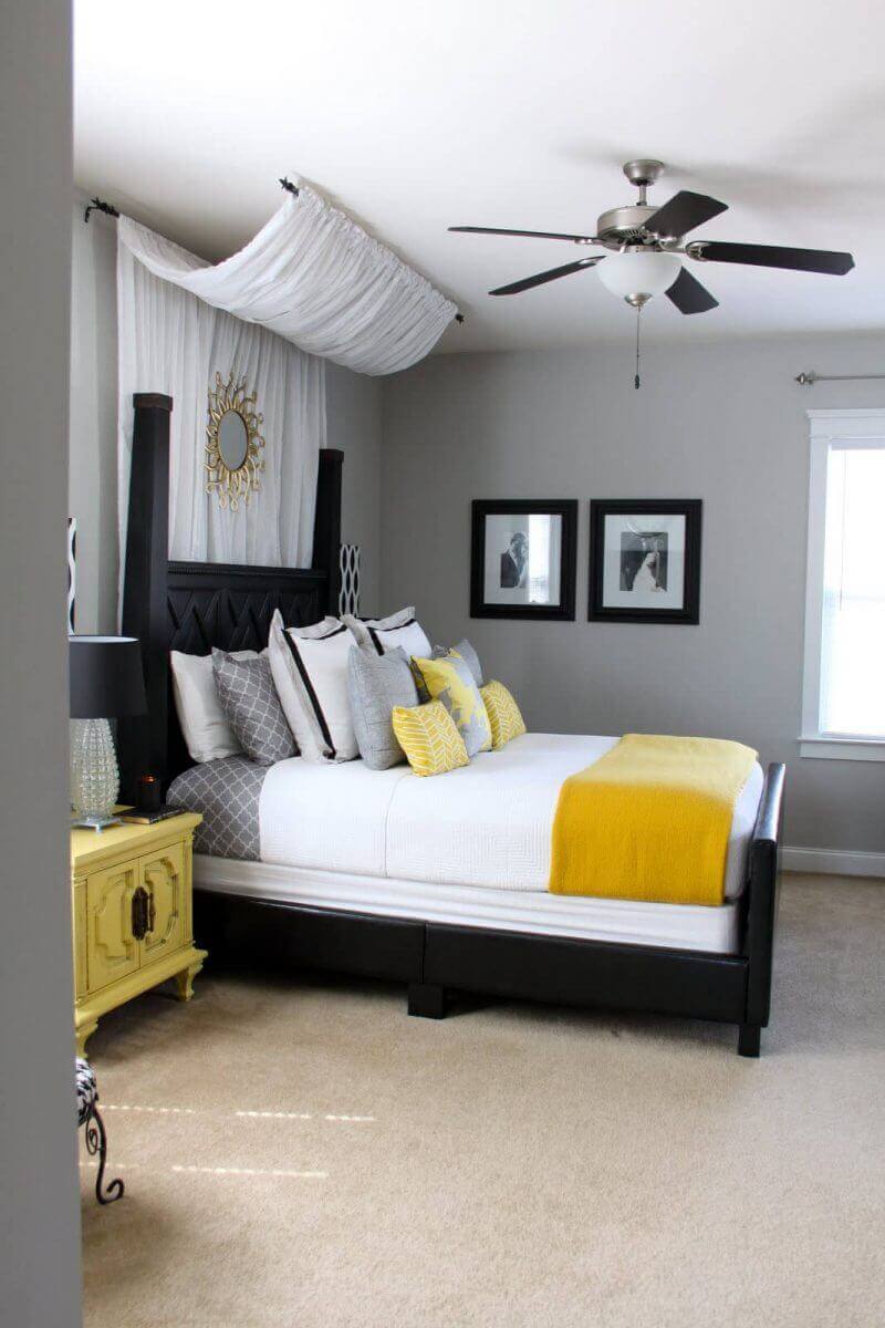 11. Fabulous Black and Yellow Bedroom Paint Colors Fabulous Black and Yellow - Harptimes.com