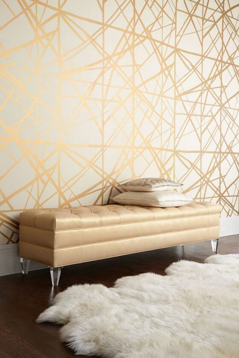 28. Glittering Golden Web on The Wall Bedroom Paint Colors Glittering Golden Web on The Wall - Harptimes.com