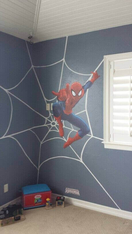 23. A True Spiderman Lover Boys Bedroom Ideas A True Spiderman Lover - Harptimes.com