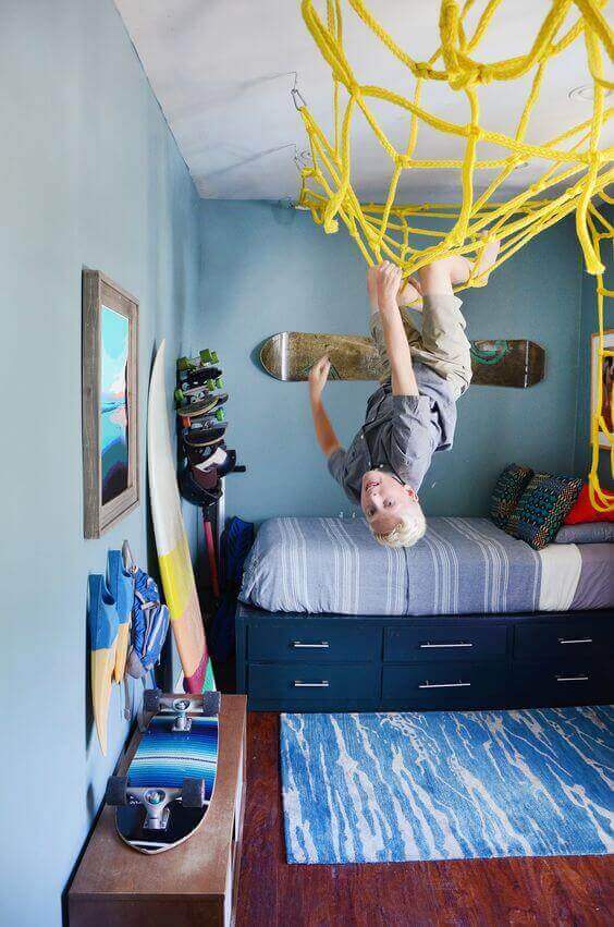 7. Boys Bedroom Ideas Sporty Playground Boys Bedroom Ideas Sporty Playground - Harptimes.com