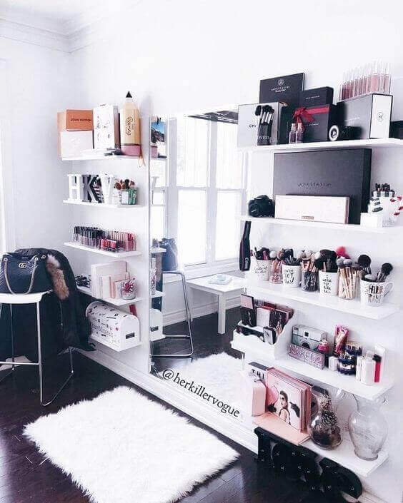 Makeup Room Ideas for Limited Space - Harptimes.com