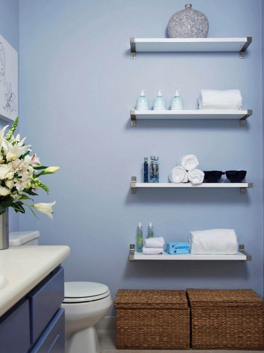 Bathroom Floating Wall Shelves Ideas Bathrooms