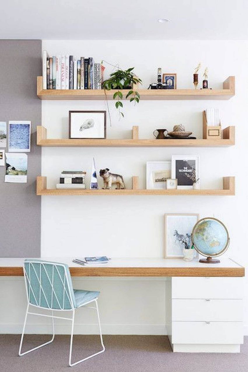 Full Wall Shelving Ideas for Office