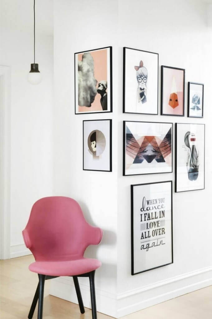 Corner Wall Gallery Ideas