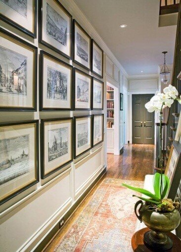 Gallery Wall Ideas Hallway - Harptimes.com