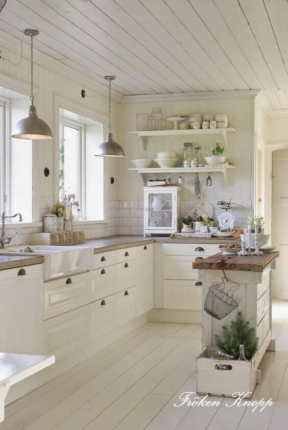 French Country Decor White Kitchen Ideas - Harptimes.com