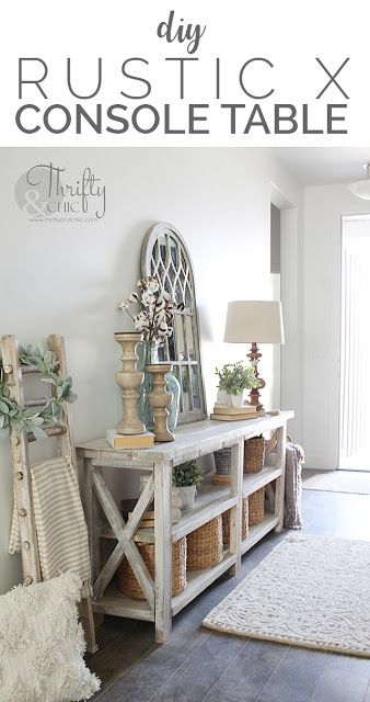 DIY Console Table Plans Adorable yet powerful