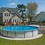Above Ground Pool Ideas On A Budget with Deck
