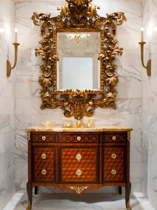 Antique Bathroom Mirror Ideas