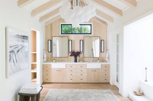 Double Bathroom Mirror Ideas