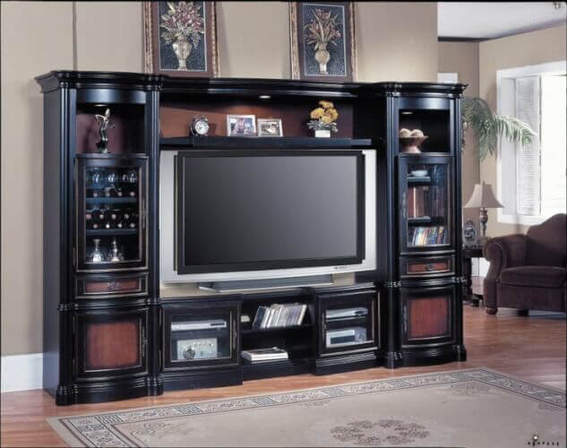 DVD storage for entertainment center