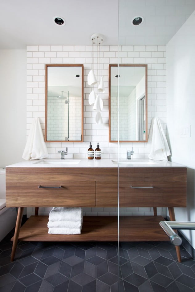 Double Bathroom Mirror Ideas