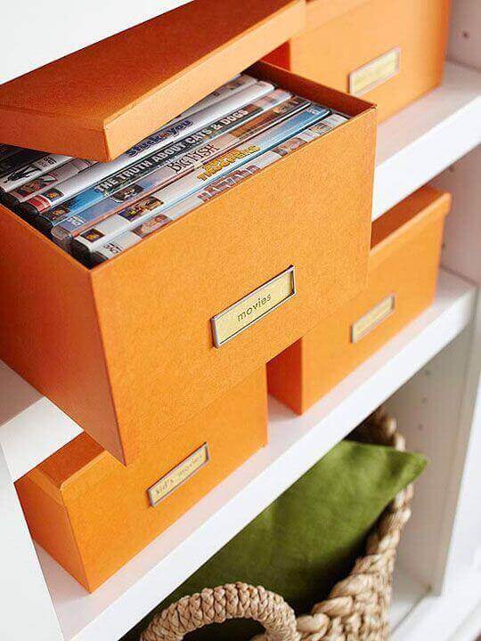 Creative DVD Storage Ideas ikea for small spaces