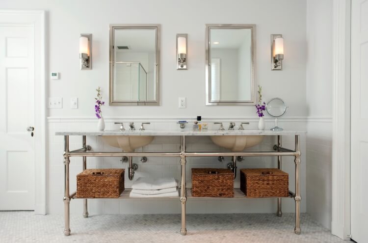 Double Bathroom Mirror Ideas