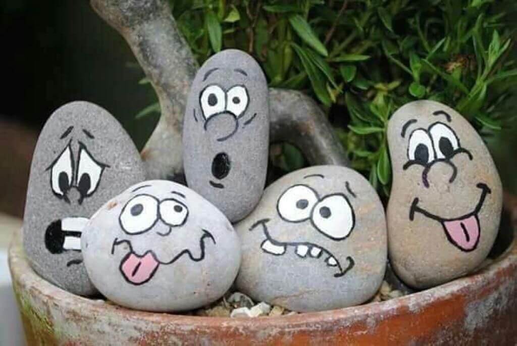 fun rock painting ideas eyes