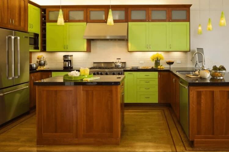 Best Light Green Kitchen Cabinets Design Ideas