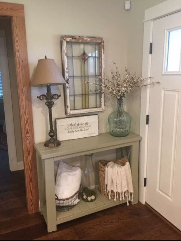 front entry table decor ideas