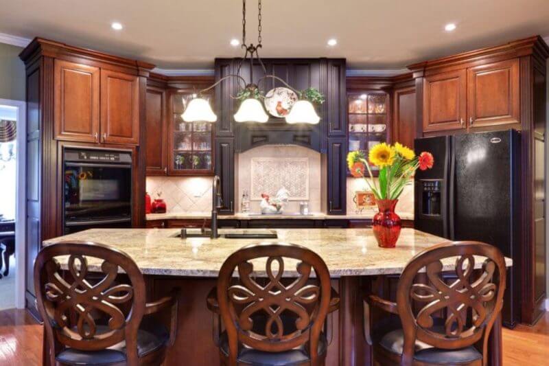 kitchens with black appliances ideas