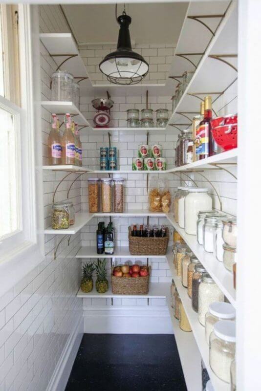 ceramic tile kitchen pantry ideas