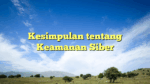 Kesimpulan tentang Keamanan Siber
