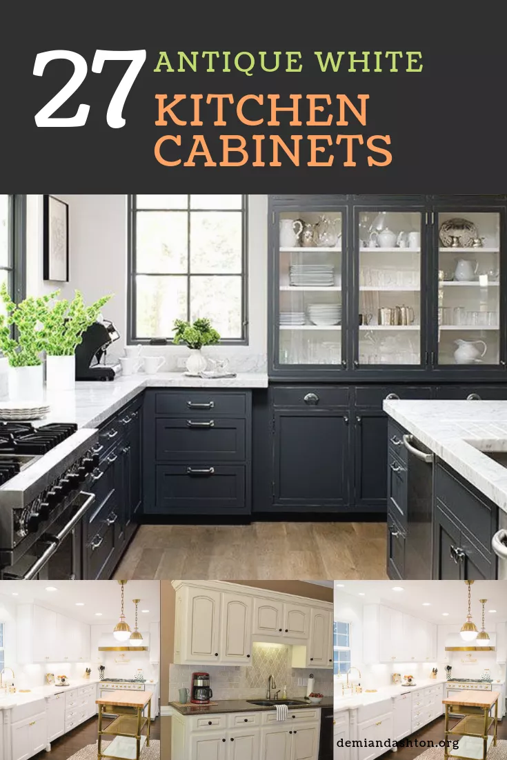 Antique White Kitchen Cabinets