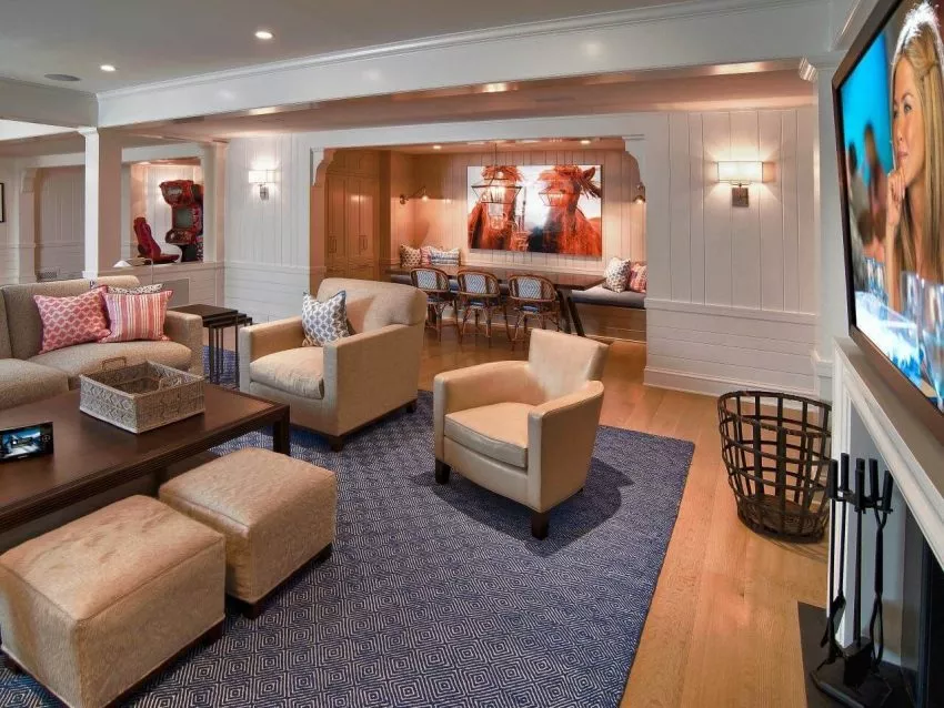 Basement Open Space Ideas for Family