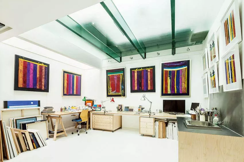 Basement Studio Ideas for Paintings