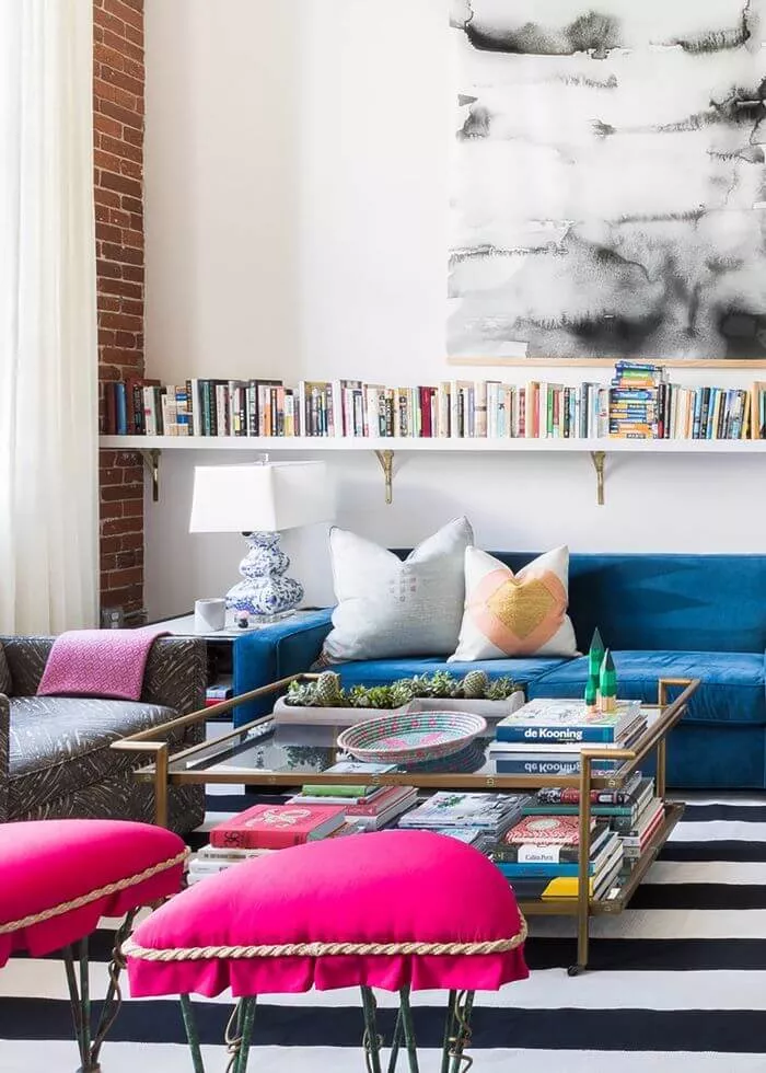 Eclectic Modern Living Room Ideas with Striking Statements