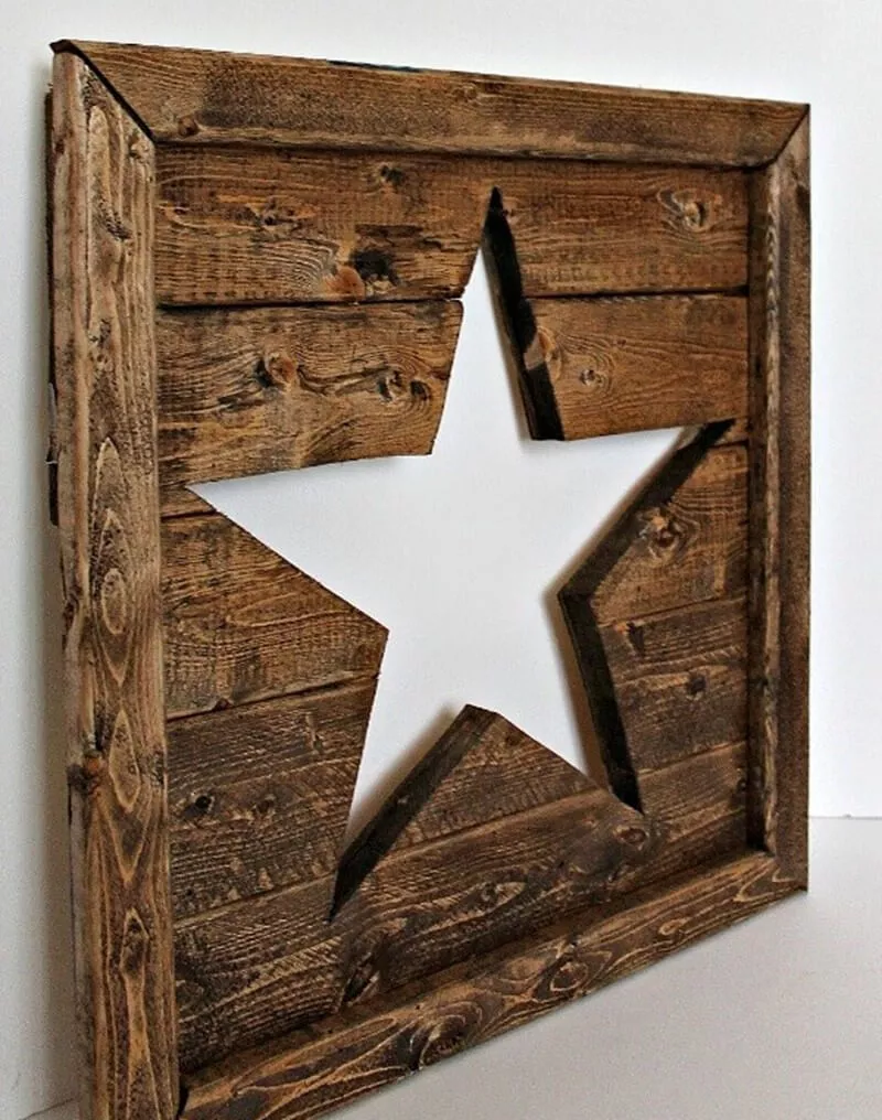 Rustic Wood Art Wall Ornament Ideas